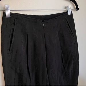 Vintage Zip Up Trousers with Embossed Design